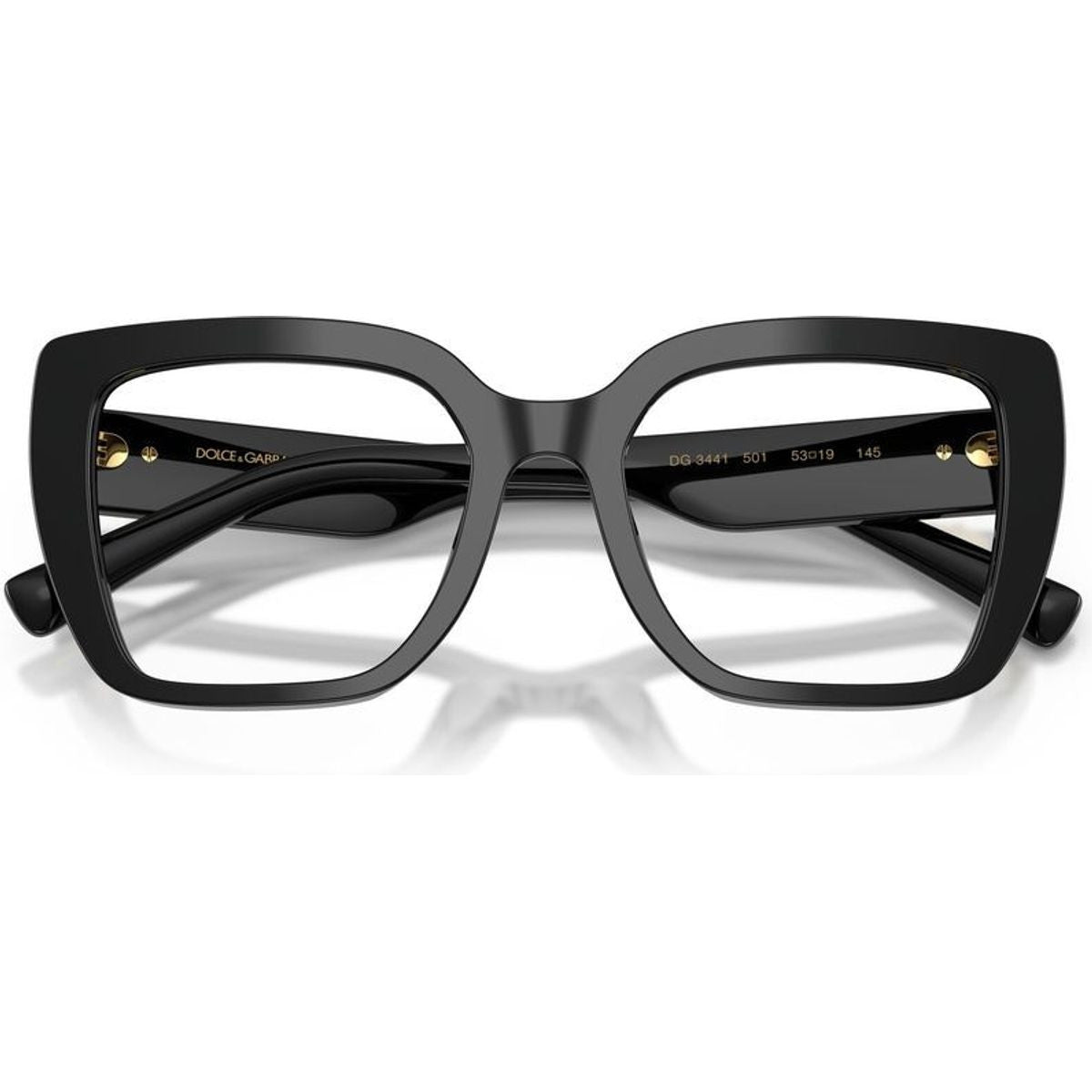 DG3441, Black/Clear Lenses 53 Eye Size