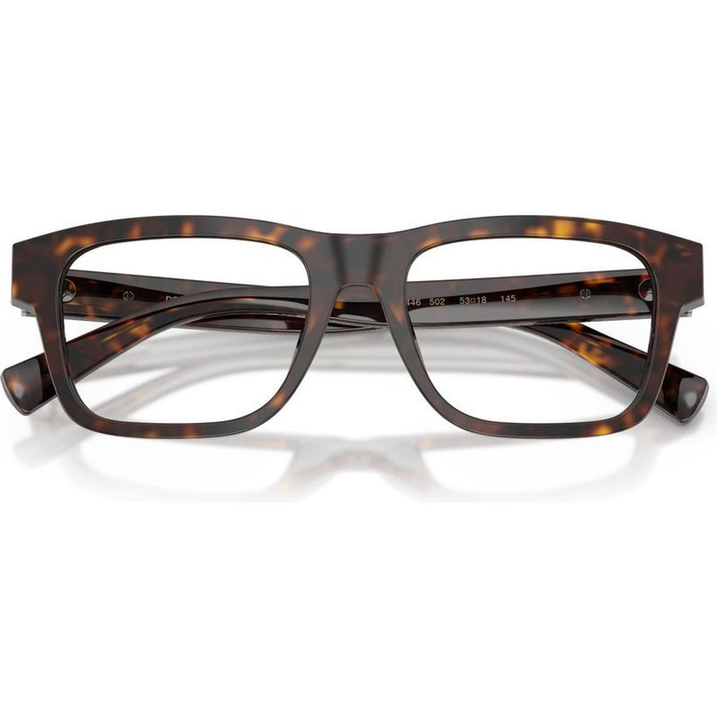 DG3446, Havana/Clear Lenses 53 Eye Size
