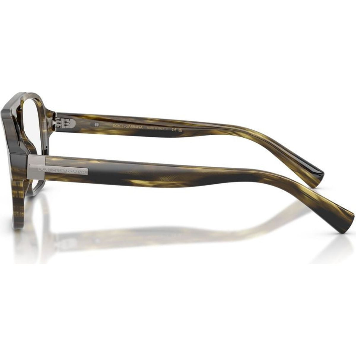 DG3447, Striped Green/Clear Lenses