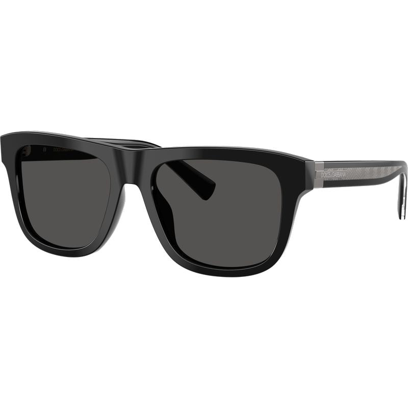 Dolce & Gabbana DG4545 Black Dark Grey Angle