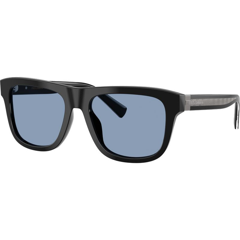 Dolce & Gabbana DG4545 Black Light Blue Angle