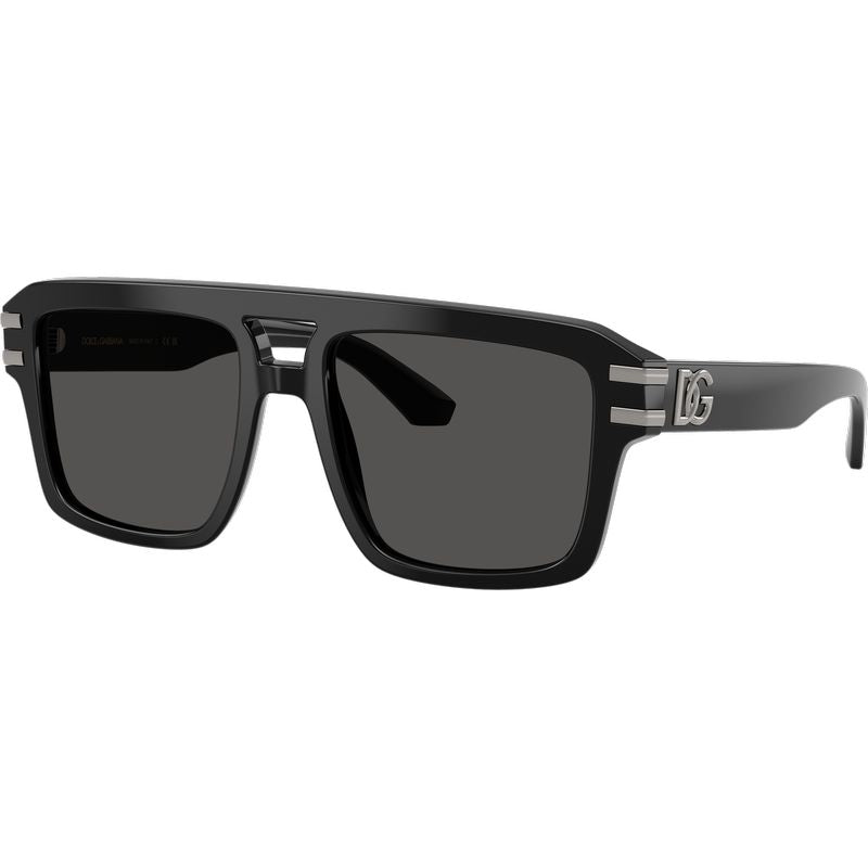 Dolce & Gabbana DG4562 Black Dark Grey Angle
