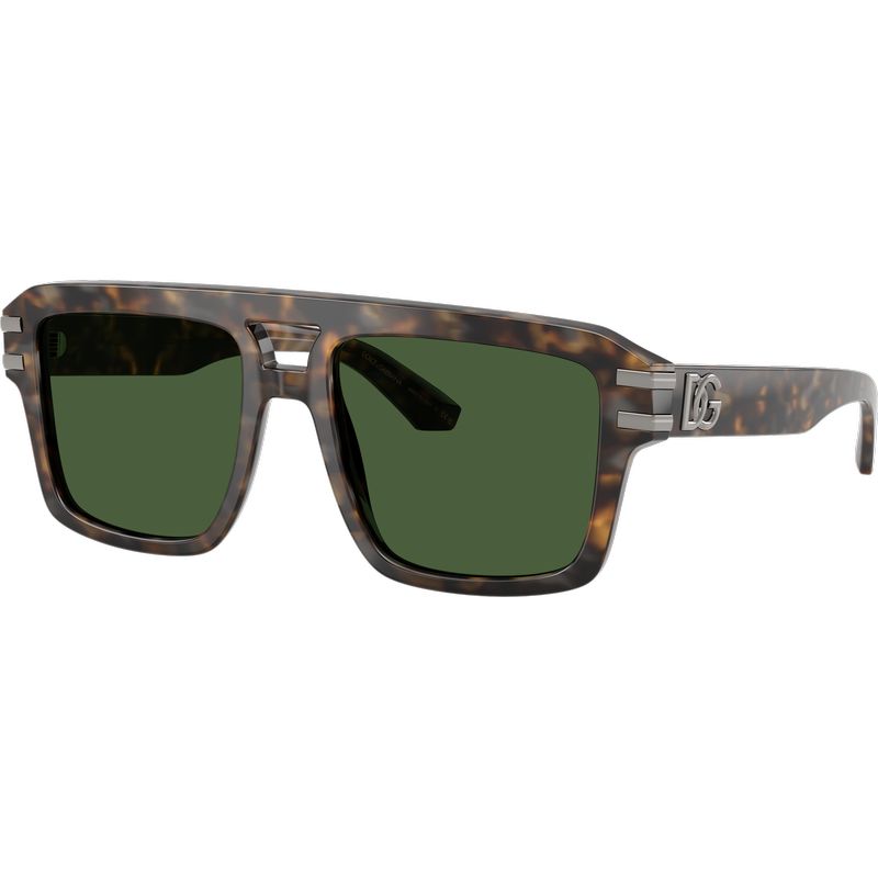 Dolce & Gabbana DG4562 Dark Brown Tortoise Dark Green Angle