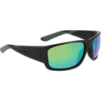 Tidal X, Matte Black H2O/Green Ionised Polarised LL Lenses
