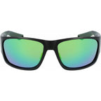 Tidal X, Matte Black H2O/Green Ionised Polarised LL Lenses