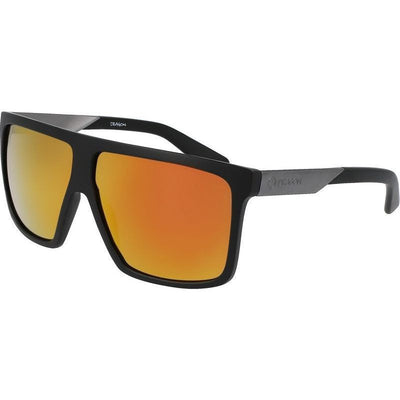 Ultra, Matte Black/Red LL Ionised Lenses