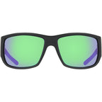Dragon Eyewear Blackout Matte Black Green Ion LL Polarised Front