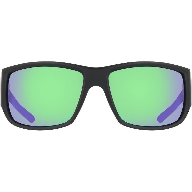 Dragon Eyewear Blackout Matte Black Green Ion LL Polarised Front