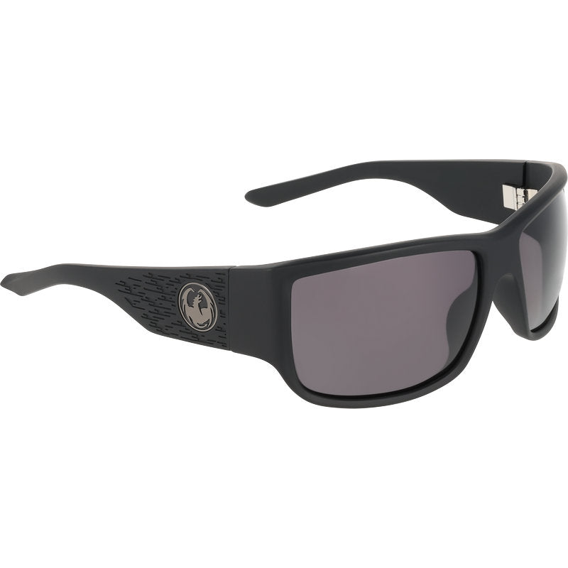 Dragon Eyewear Blackout Matte Black Smoke LL Polarised Angle2