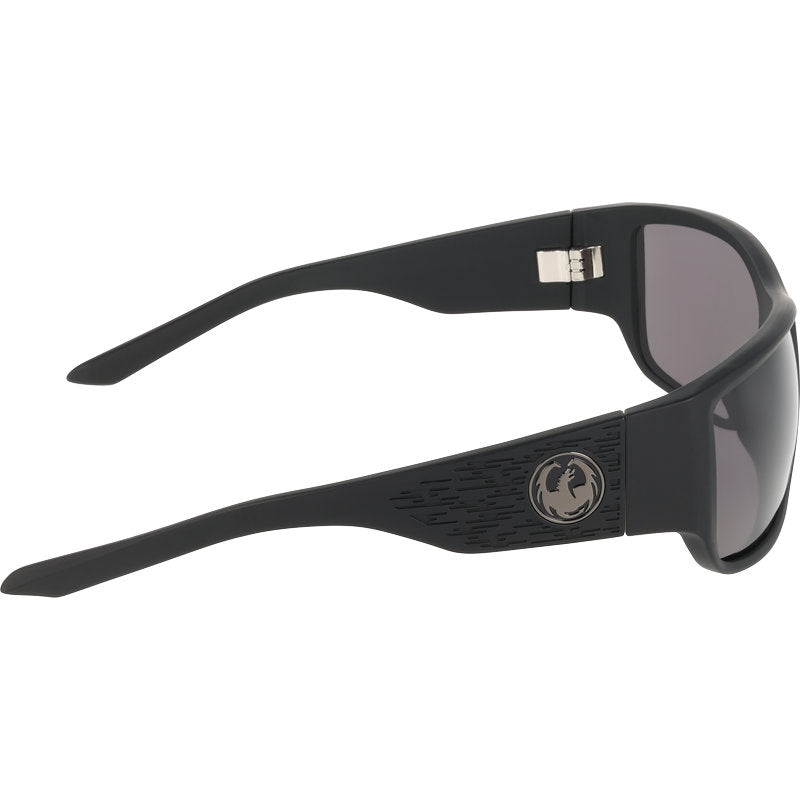 Dragon Eyewear Blackout Matte Black Smoke LL Polarised Side2