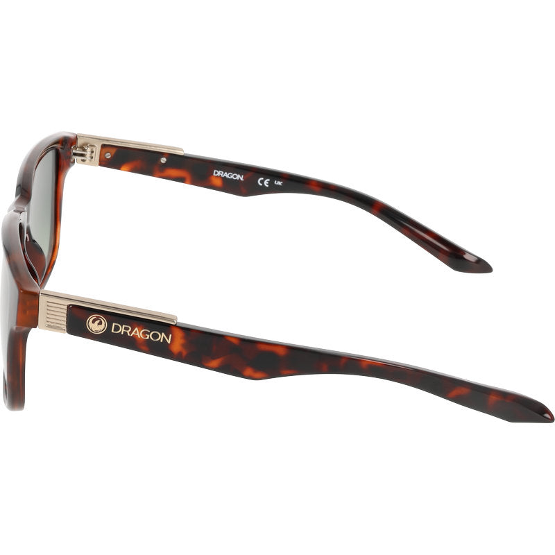 Dragon Eyewear Capo Tortoise Green Gradient LL Side