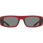 Dragon Eyewear Echo Matte Stone Transparent Red Smoke LL Front