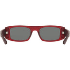 Dragon Eyewear Echo Matte Stone Transparent Red Smoke LL Inner