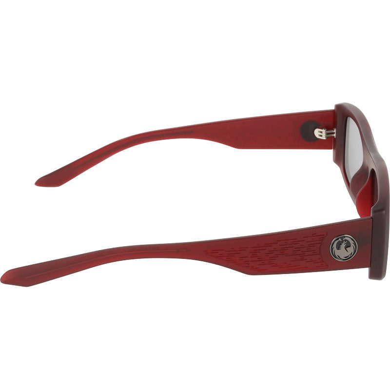 Dragon Eyewear Echo Matte Stone Transparent Red Smoke LL Side2