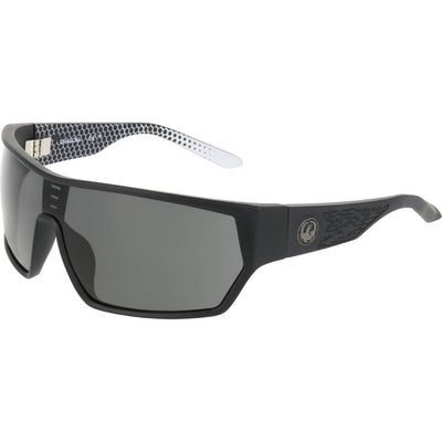 Dragon Eyewear Havoc Matte Black Geo Trad Smoke LL Angle