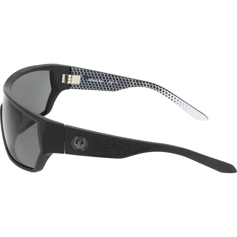 Dragon Eyewear Havoc Matte Black Geo Trad Smoke LL Side