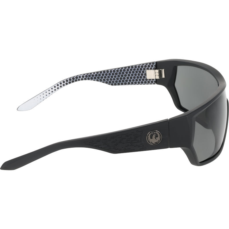 Dragon Eyewear Havoc Matte Black Geo Trad Smoke LL Side2
