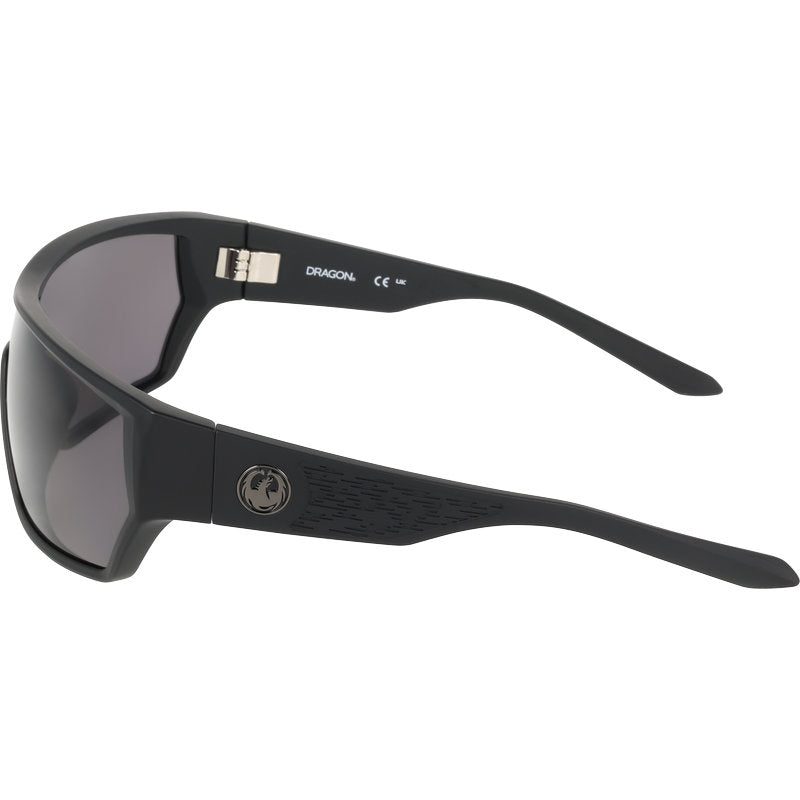 Dragon Eyewear Havoc Matte Black Smoke LL Polarised Side