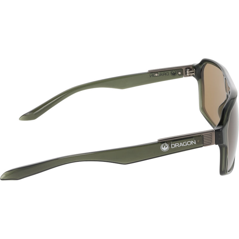 Dragon Eyewear McTwist Cambria Green Brown LL Side2