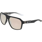 Dragon Eyewear McTwist Matte Black Geo Silver LL Ion Angle