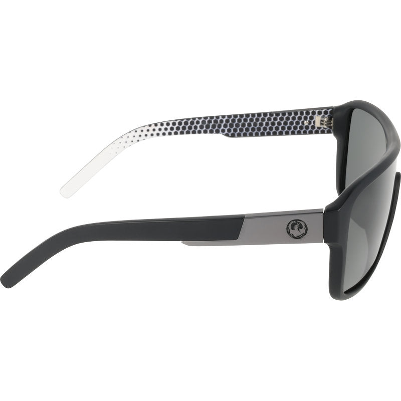 Dragon Eyewear Remix Matte Black Geo Trad Smoke LL Side2