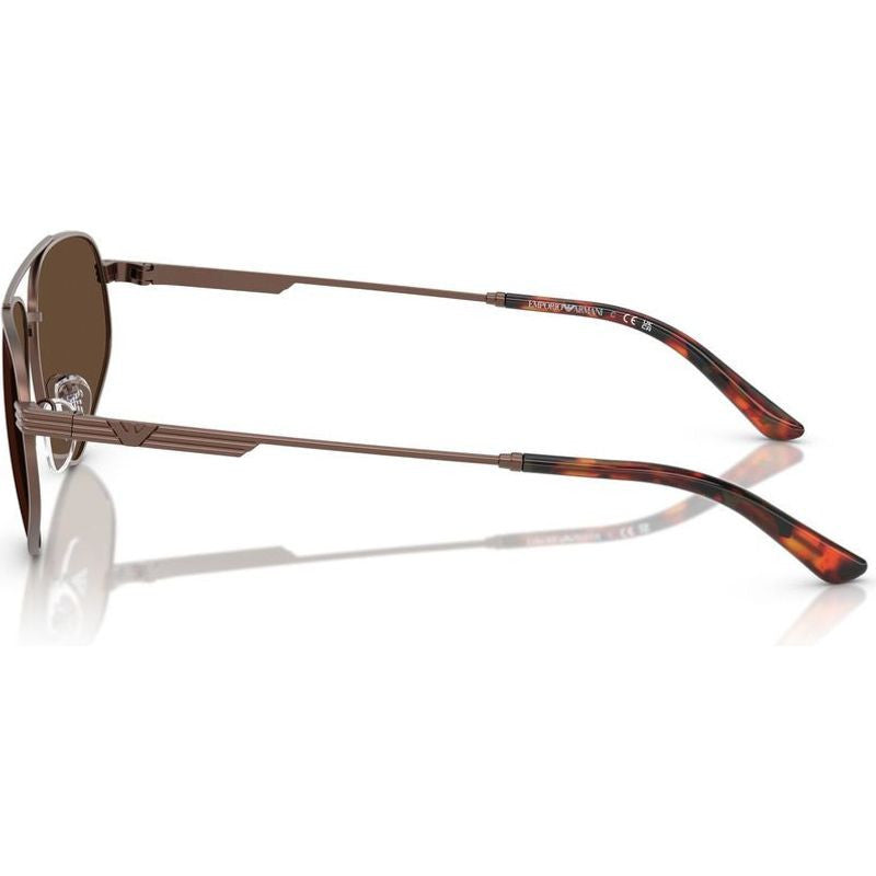 EA2156, Matte Bronze/Dark Brown Lenses