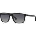 EA4033, Black Rubber/Grey Gradient Polarised Lenses