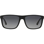 EA4033, Black Rubber/Grey Gradient Polarised Lenses