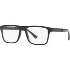EA4115, Matte Black/Clear plus Dark Grey and Light Grey Lenses 52 Eye Size