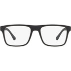 EA4115, Matte Black/Clear plus Dark Grey and Light Grey Lenses 52 Eye Size