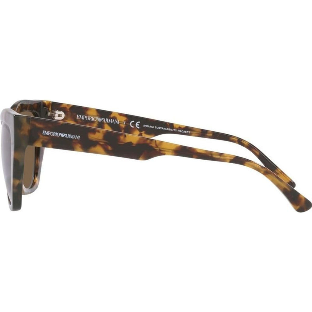 EA4176, Shiny Brown Havana/Brown Lenses