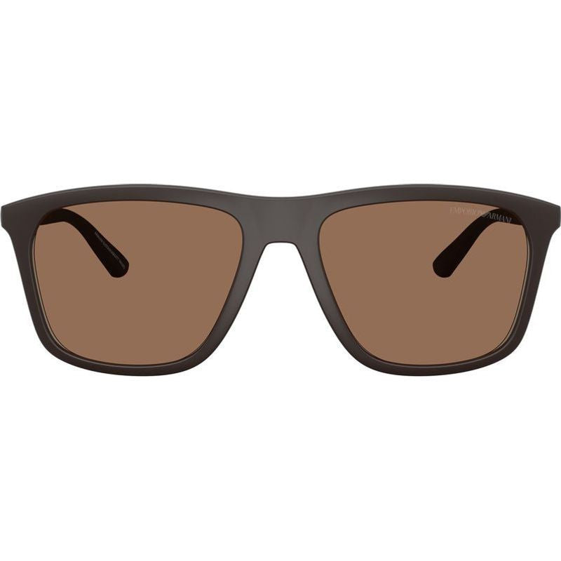 EA4237, Dark Brown/Dark Brown Gold Mirror Lenses