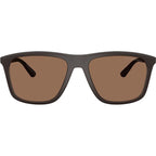EA4237, Dark Brown/Dark Brown Gold Mirror Lenses