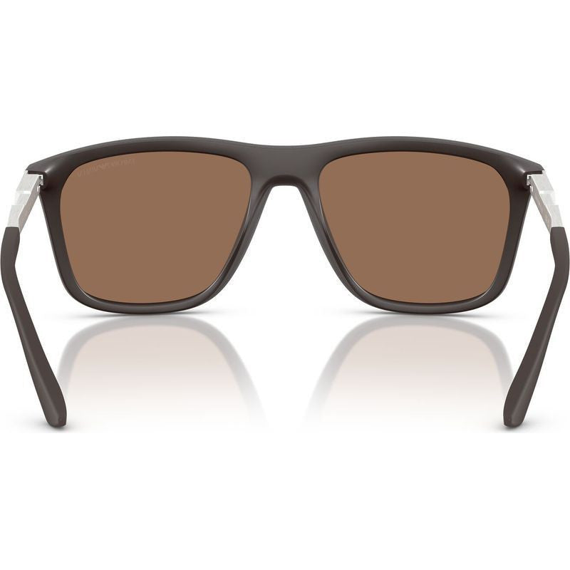 EA4237, Dark Brown/Dark Brown Gold Mirror Lenses