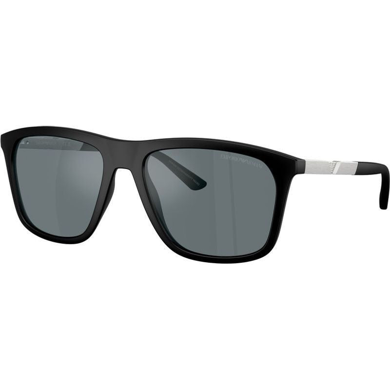 EA4237, Matte Black/Grey Mirror Lenses