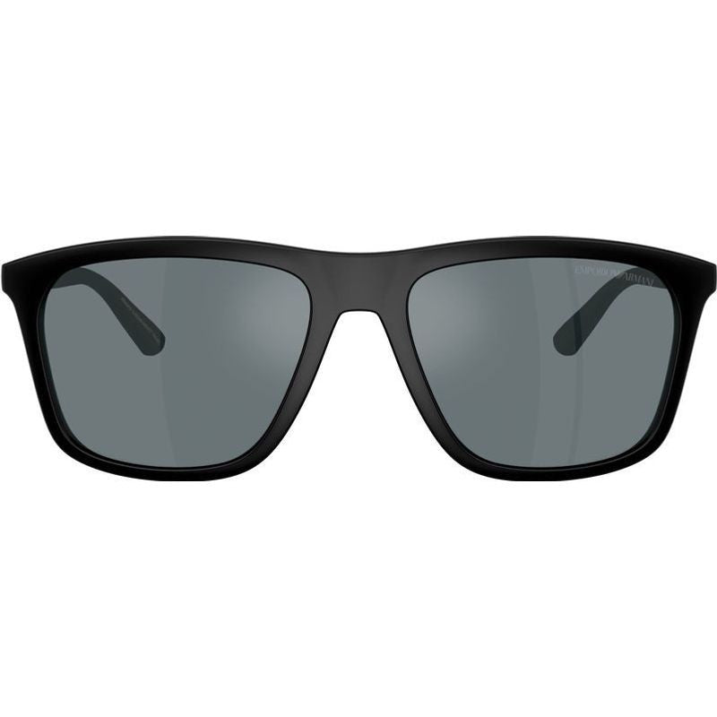 EA4237, Matte Black/Grey Mirror Lenses