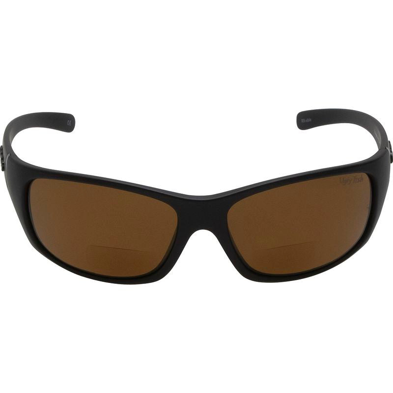 Eclipse, Matte Black/Bifocal +2.5 Brown Polarised Lenses