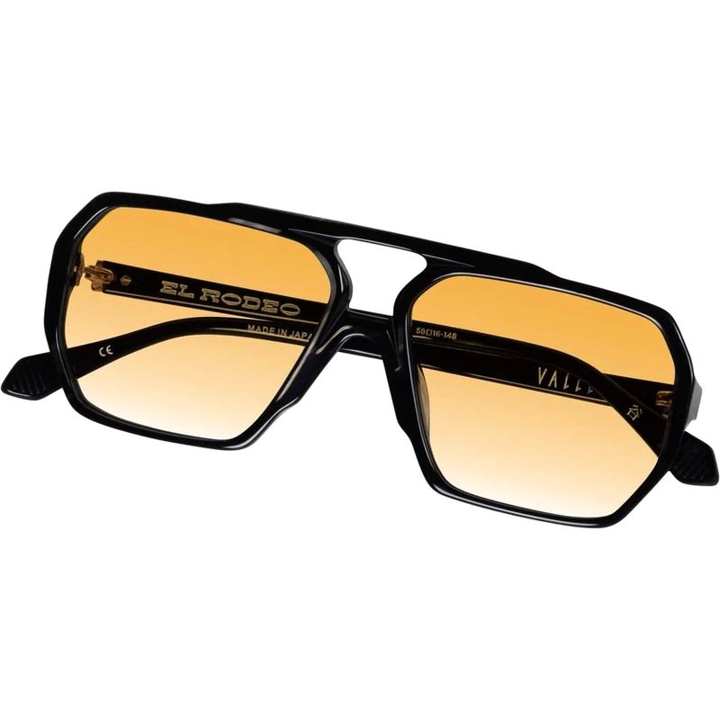 Valley Eyewear El Rodeo Black Orange Gradient Front2