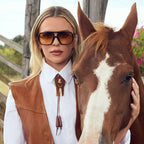 Valley Eyewear El Rodeo Black Orange Gradient Lifestyle