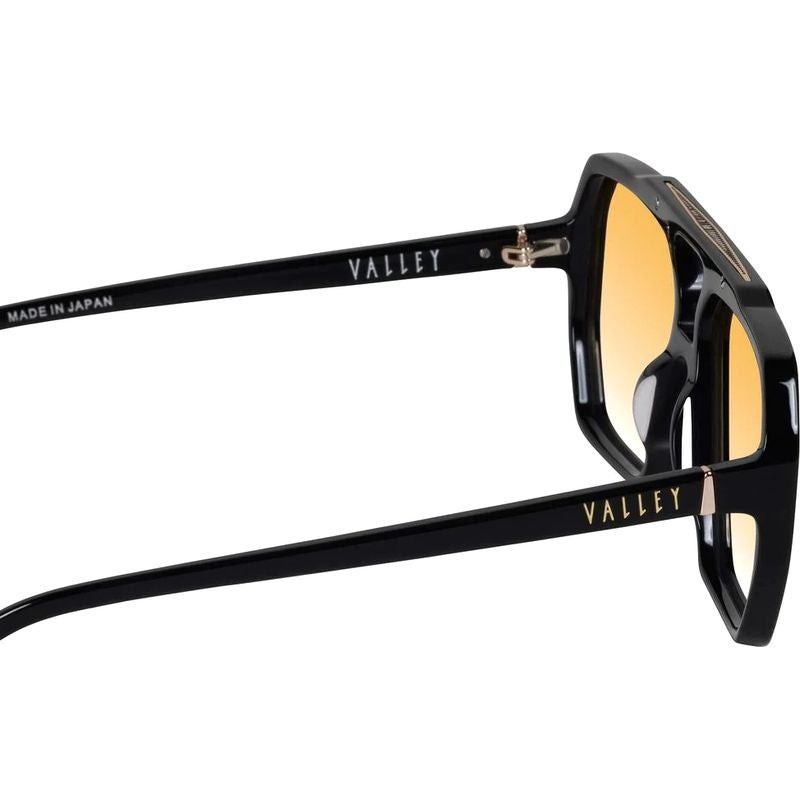 Valley Eyewear El Rodeo Black Orange Gradient Temple