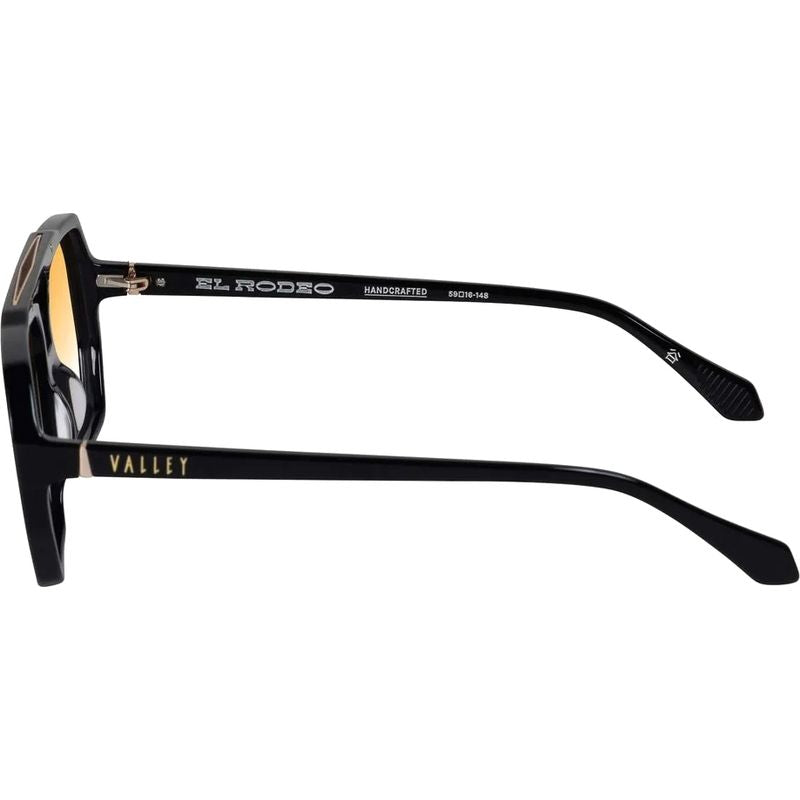 Valley Eyewear El Rodeo Black Orange Gradient Temple