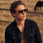 Valley Eyewear El Rodeo Chocolate Brown Gradient Lifestyle