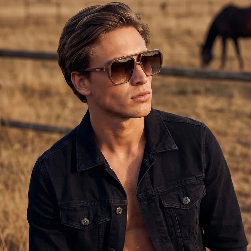 Valley Eyewear El Rodeo Chocolate Brown Gradient Lifestyle