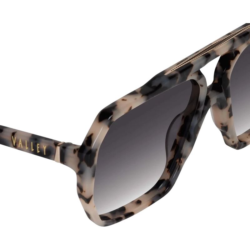 Valley Eyewear El Rodeo Ivory Tort Black Gradient Trim