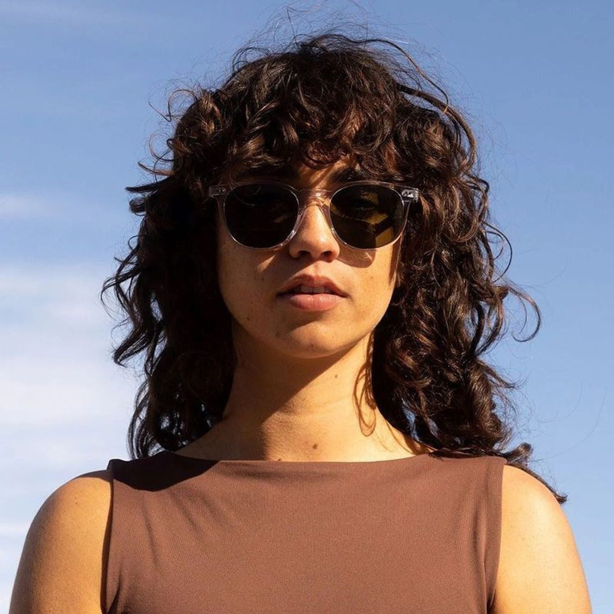 Oak, Crystal/Grey Polarised Lenses