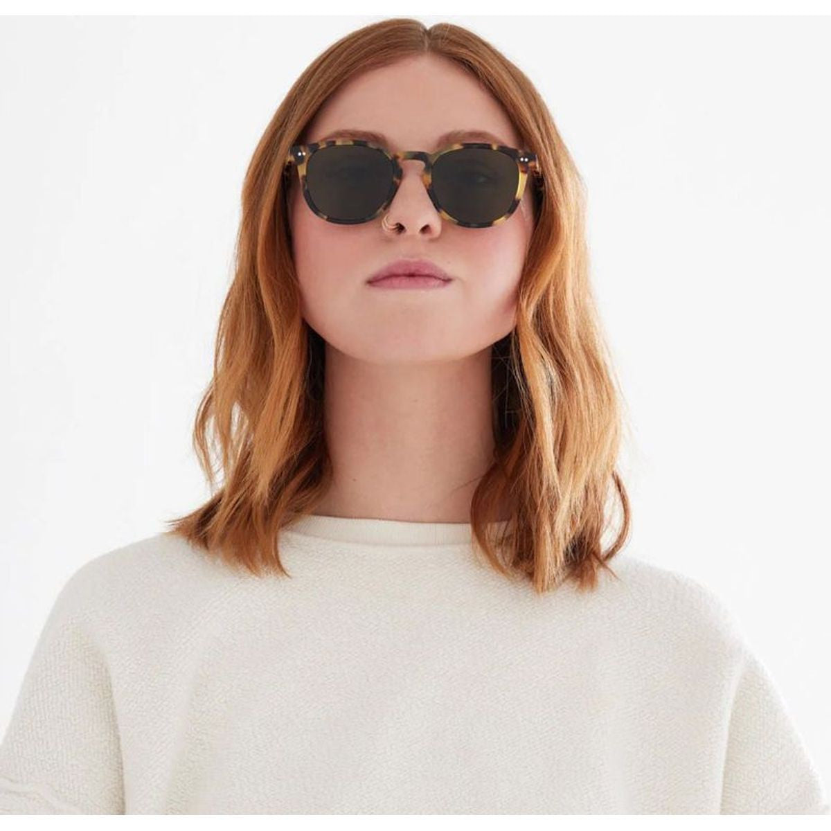 Oak, Gloss Spotted Tort/Grey Polarised Lenses