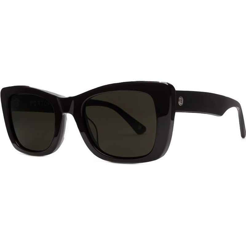 Portofino, Gloss Black/Grey Polarised Lenses