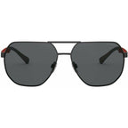 EA2099D, Matte Black and Red/Grey Lenses