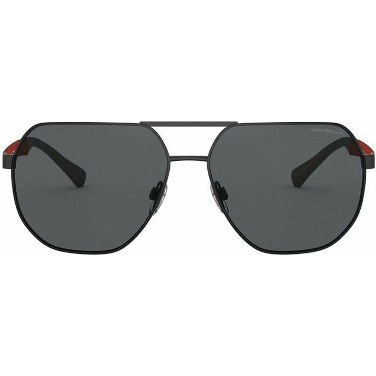 EA2099D, Matte Black and Red/Grey Lenses