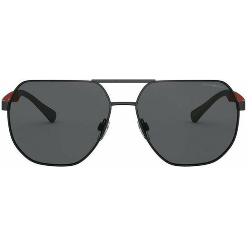 EA2099D, Matte Black and Red/Grey Lenses